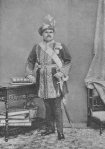 Maharaja Takhtsinhji of Bhavnagar by English Photographer