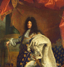 Louis XIV in Royal Costume by Hyacinthe Francois Rigaud