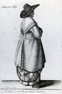 Wife of a Citizen of London by Wenceslaus Hollar