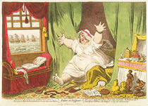 Dido in Despair, published by Hannah Humphrey by James Gillray