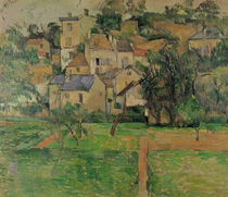 The Hermitage at Pontoise, 1884 by Paul Cezanne