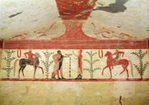 View of the back wall, Tomb of the Baron von Etruscan