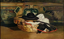 Still Life: Guitar and Sombrero by Edouard Manet
