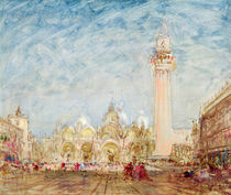 Saint Mark's Square in Venice by Felix Ziem