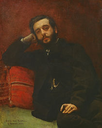 Portrait of Adrien Barthe, 1866 von Leon Joseph Florentin Bonnat