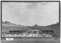 Garden of the Palais Royal von Louis-Nicolas de Lespinasse
