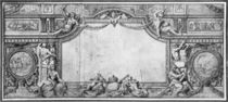 Project of decorated ceiling von Charles Le Brun