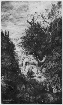The Good Samaritan, 1860 by Rodolphe Bresdin