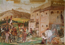 Reception of King Christian I of Denmark by the condottiere by Girolamo Romanino