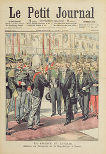 Arrival of the President of the French Republic by French School