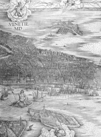 Grande Pianta Prospettica - Venice by Jacopo de' Barbari