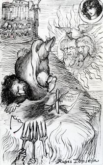 Rupes Topseia, 1874 von Dante Gabriel Charles Rossetti