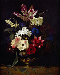 Still life with flowers by Willem van Aelst