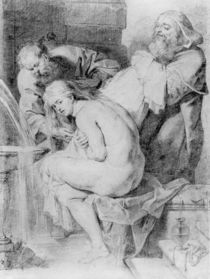 Susanna and the Elders, drawn by Lucas Vorsterman by Peter Paul Rubens
