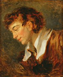 Head of a Young Man von Jean-Honore Fragonard