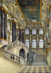 Staircase of the Winter Palace by Konstantin Andreyevich Ukhtomsky