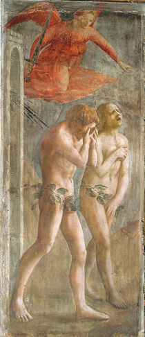 Adam and Eve banished from Paradise by Tommaso Masaccio