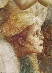 Head of the cripple, from St. Peter Healing with his Shadow by Tommaso Masaccio