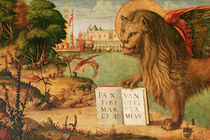 Detail of the Lion of St. Mark von Vittore Carpaccio