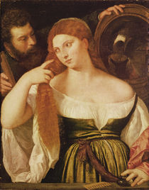 Woman Combing her Hair by Titian