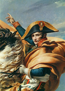 Bonaparte Crossing the Alps by Jacques Louis David