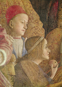 Marchese Ludovico Gonzago III of Mantua with his family and courtiers von Andrea Mantegna