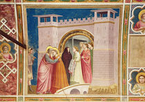 The Meeting of Joachim and Anne at the Golden Gate von Giotto di Bondone