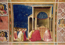The Virgin's Suitors Praying before the Rods in the Temple von Giotto di Bondone