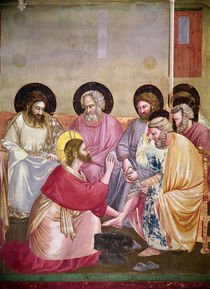 Christ Washing the Disciples' Feet von Giotto di Bondone