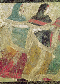 'Ritual Funeral Dance, detail of two women' von Roman