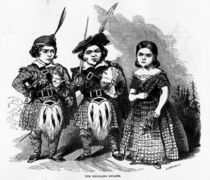 The Highland Dwarfs, published in 'The Illustrated London News' by Ebenezer Landells