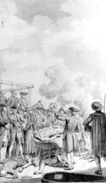 The Execution of Jacobite Rebels on Kennington Common by Samuel Wale