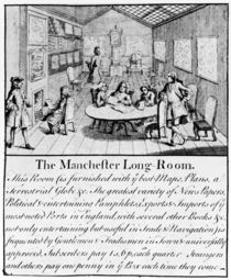 The Manchester Long Room, 1751 von Casson & Berry