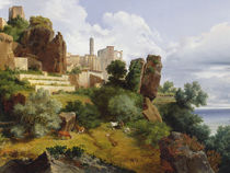 Roquebrune Landscape von Lancelot Theodore Turpin de Crisse