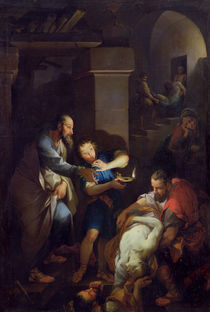 The burial of Tobit by his compatriots by Pierre Parrocel