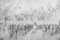Funeral of the Virgin, from the Jacopo Bellini's Album of drawings by Jacopo Bellini