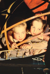 Children inspecting the Orrery by Joseph Wright of Derby