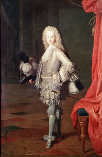 Portrait of Louis I of Spain by Michel-Ange Houasse