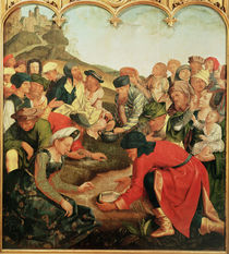 Gathering of the Manna in the Desert by Master of the Evora Altarpiece