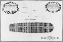 Plan of the second deck of a vessel von French School