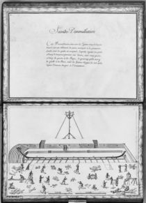 Construction of a galley, second demonstration von French School