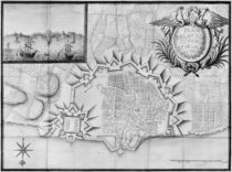 Plan of the town and the citadel of Saint-Martin-de-Re von French School