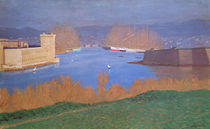 The Port of Marseille, 1901 von Felix Edouard Vallotton