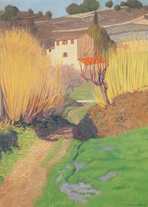 Landscape at Lagnes, 1921 by Felix Edouard Vallotton