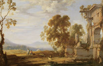 Landscape with ruins by Pierre Patel