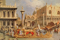 Return of the Bucintoro on Ascension Day von Canaletto