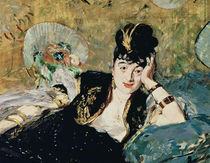 The Lady with Fans, Portrait of Nina de Callias von Edouard Manet