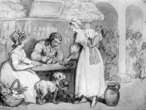 At the Cobblers by Thomas Rowlandson