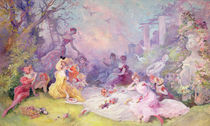 'Le Déjeuner sur l'herbe', 1904 by Jules Cheret