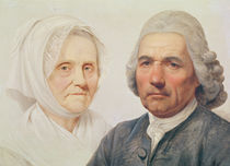 The artist's parents by Simon (1735-1800_ Julien